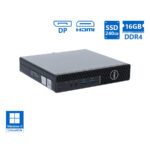 Dell Optiplex 3080 DM i3-10100T/16GB DDR4/240GB SSD/No ODD/Grade A Refurbished PC