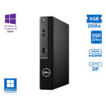 Dell (A-) Optiplex 3090 DM i5-10500T/8GB DDR4/256GB SSD/No ODD/10P Grade A- Refurbished PC