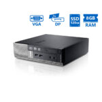 Dell 9020 USFF i5-4690S/8GB DDR3/120GB SSD/DVD/8P Grade A Refurbished PC
