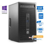 HP ElitDesk 705G3 Tower AMD Pro A10-8770 R7/8GB DDR3/256GB SSD/No ODD/10P Grade A+ Refurbished PC