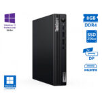 Lenovo ThinkCentre M70q Tiny i3-10100T/8GB DDR4/256GB SSD/No ODD/10P Grade A Refurbished PC