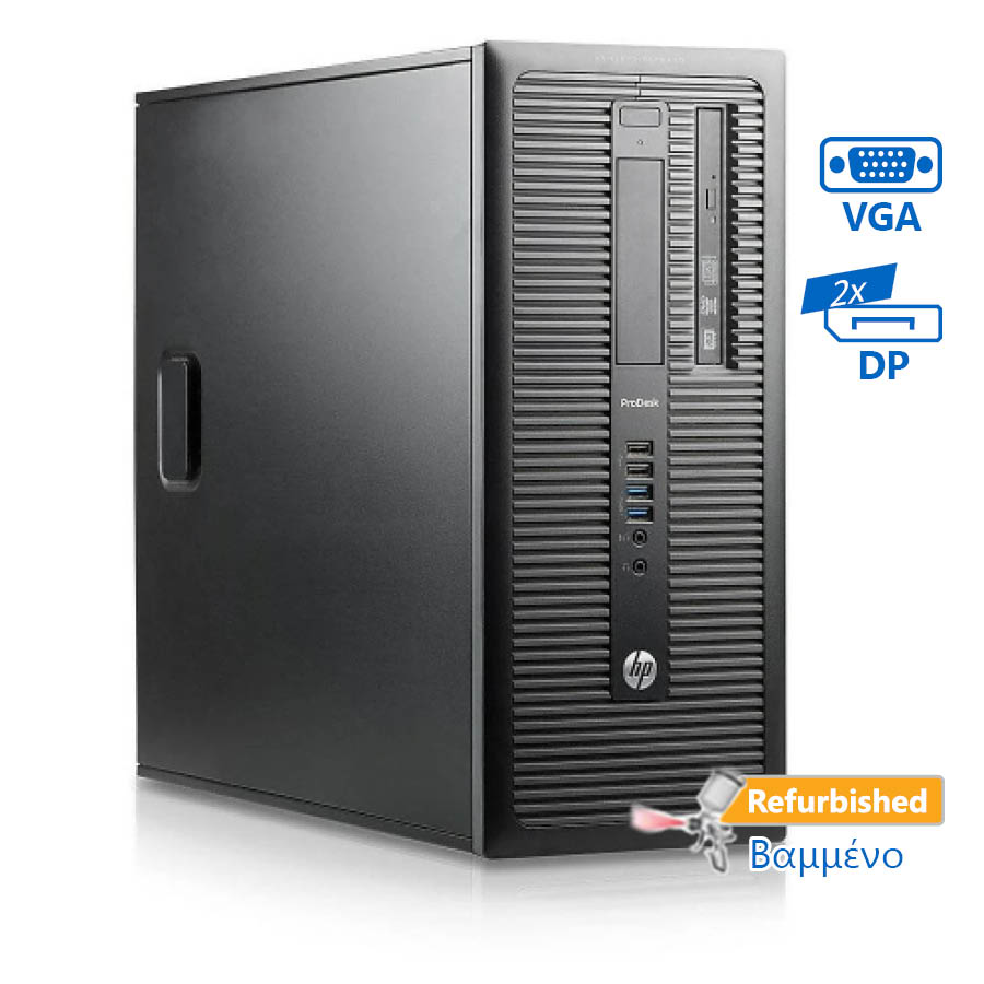 65823_1 HP 600G1 Tower i5-4570/4GB DDR3/500GB/DVD/8P Grade A+ Refurbished PC - Image 1