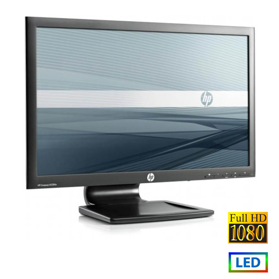 66937_1 Used (A-) Monitor LA2306x LED/HP/23”FHD/1920x1080/Wide/Black/Grade A-/D-SUB & DVI-D & DP & USB Hub - Image 1