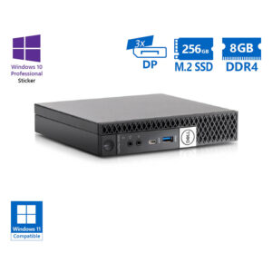 Dell Optiplex 7070 DM i5-9500T/8GB DDR4/256GB M.2 SSD/No ODD/10P Grade A Refurbished PC