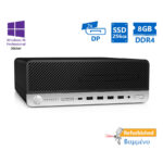 HP 600G3 SFF i5-6500/8GB DDR4/256GB SSD/No ODD/10P Grade A+ Refurbished PC