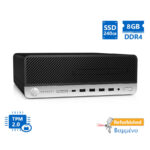 HP 600G3 SFF i3-7100/8GB DDR4/240GB SSD/No ODD/Grade A+ Refurbished PC