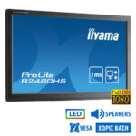 Used Monitor B2480HS LED/IIyama/24``FHD/1920x1080/Wide/Black/No Stand/w/Speakers/D-SUB & DVI-D & HDM