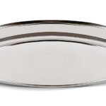 BRUNO ανοξείδωτη πιατέλα σερβιρίσματος BRN-0178, οβάλ, 40εκ.