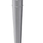 BRUNO βιδωτή βάση ομπρέλας θαλάσσης BRN-0288, γκρι