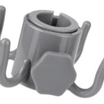 BRUNO κρεμάστρα ρούχων για ομπρέλα θαλάσσης BRN-0289, γκρι