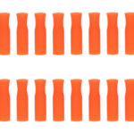 POWERTECH στόμιο σιλικόνης για μεταλλικά καλαμάκια CLN-0046, 20τμχ