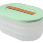 ECOCO Δοχείο 3 επιπέδων E2018, πράσινο