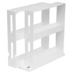 Επιτραπέζια βάση μπαχαρικών HUH-0038, 28 x 10.5 x 28cm, λευκή