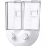 Διανεμητής δημητριακών HUH-0049, με επιτοίχια βάση, 1300ml, λευκός