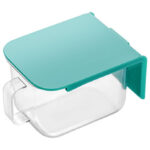 Δοχείο αποθήκευσης μπαχαρικών HUH-0053, με κουταλάκι, 420ml, γαλάζιο