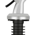 Πώμα ροής για μπουκάλι HUH-0108 με κλείστρο, Φ18mm, ασημί