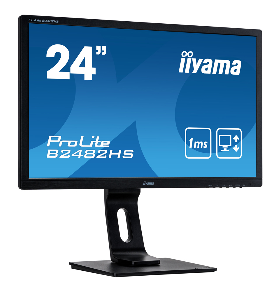 M-B2482HSB1-SQ IIYAMA used οθόνη E242B2482HS-B1 LED, 24" Full HD, VGA/DVI/HDMI, Grade A - Image 1