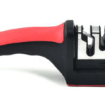 Ακονιστήρι μαχαιριών TOOL-0080, 4 επιπέδων, μαύρο & κόκκινο