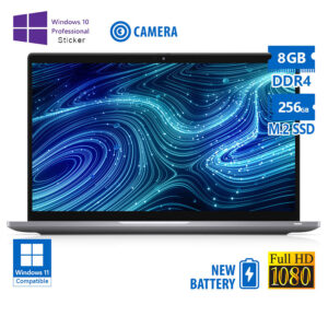 Dell (A-) Latitude 7420 Silver i5-1145G7/14``FHD/8GB DDR4/256GB M.2 SSD/No ODD/Camera/New Battery/10