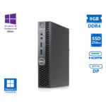 Dell Optiplex 3070 DM i3-9100T/8GB DDR4/256GB SSD/No ODD/10P Grade A Refurbished PC