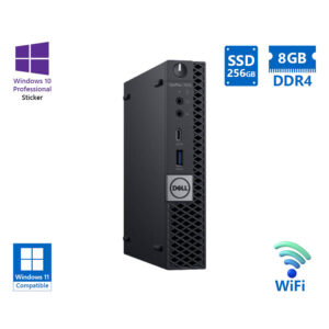 Dell Optiplex 7070 DM WiFi i5-9500T/8GB DDR4/256GB SSD/No ODD/10P Grade A Refurbished PC
