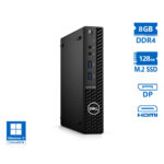 Dell Optiplex 3080 DM Pentium Gold G6400T/8GB DDR4/128GB M.2 SSD/No ODD/Grade A Refurbished PC