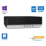 HP 800G4 SFF i5-8500/8GB DDR4/240GB SSD/No ODD/10P Grade A+ Refurbished PC