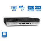 HP EliteDesk 800G5 DM i5-8500/16GB DDR4/256GB M.2 SSD/No ODD/Grade A Refurbished PC