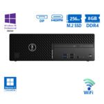 Dell 3080 SFF WiFi i3-10100/8GB DDR4/256GB M.2 SSD/No ODD/10P Grade A Refurbished PC
