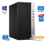 HP 600G3 Tower i3-7100/8GB DDR4/240GB SSD New/No ODD/10P Grade A+ Refurbished PC