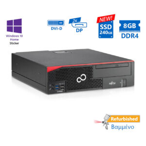 Fujitsu D756 SFF i5-6400/8GB DDR4/240GB SSD New/DVD/10H Grade A+ Refurbished PC