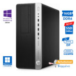 HP 800G5 Tower i7-9700/16GB DDR4/240GB SSD New/No ODD/10P Grade A+ Refurbished PC