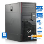 Fujitsu P958 Tower i5-8500/8GB DDR4/256GB M.2 SSD/No ODD/Grade A+ Refurbished PC