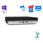 HP EliteDesk 705G4 DM WiFi AMD Ryzen 5 Pro 2400GE/8GB DDR4/240GB SSD New/No ODD/10P Grade A Refurbis