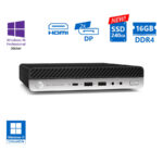 HP EliteDesk 800G4 DM i7-8700/16GB DDR4/240GB SSD New/No ODD/10P Grade A Refurbished PC