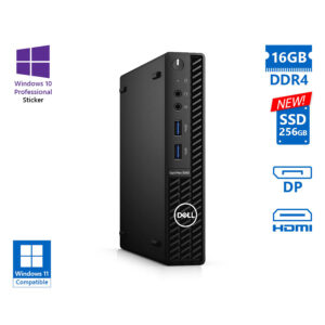 Dell Optiplex 3080 DM i5-10500T/16GB DDR4/256GB SSD New/No ODD/10P Grade A Refurbished PC