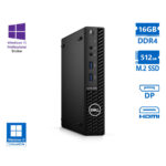 Dell Optiplex 3080 DM i5-10500T/16GB DDR4/512GB M.2 SSD/No ODD/10P Grade A Refurbished PC