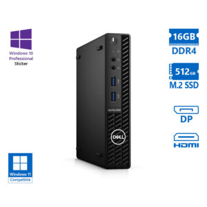 Dell Optiplex 3080 DM i5-10500T/16GB DDR4/512GB M.2 SSD/No ODD/10P Grade A Refurbished PC