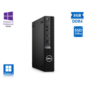 Dell Optiplex 5080 DM i3-10100T/8GB DDR4/128GB SSD/No ODD/10P Grade A Refurbished PC