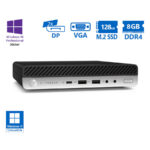 HP (A-) EliteDesk 800G5 DM i5-9500/8GB DDR4/128GB M.2 SSD/No ODD/10P Grade A- Refurbished PC