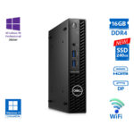 Dell Optiplex 3000 DM WiFi i5-12500T/16GB DDR4/240GB SSD New/No ODD/10P Grade A Refurbished PC