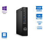 Dell Optiplex 3080 DM i3-10100T/8GB DDR4/128GB M.2 SSD/No ODD/Grade A Refurbished PC