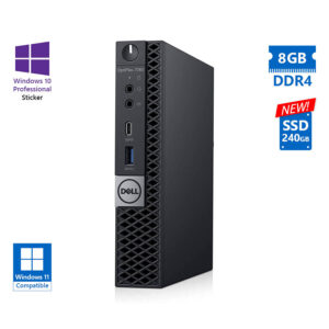 Dell Optiplex 7060 DM i5-8600/8GB DDR4/240GB SSD New/No ODD/10P Grade A Refurbished PC