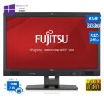 Fujitsu (B) Esprimo K557/24 AIO w/Monitor 24”FHD i5-7400T/8GB DDR4/240GB SSD/DVD/10H Grade B Refurbi