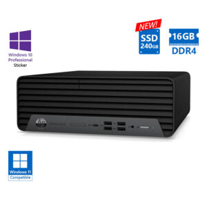 HP 600G6 SFF i5-10500/16GB DDR4/240GB SSD New/No ODD/10P Grade A Refurbished PC