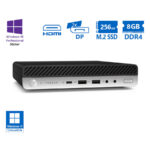 HP (A-) EliteDesk 800G5 DM i5-9500/8GB DDR4/256GB M.2 SSD/No ODD/10P Grade A- Refurbished PC