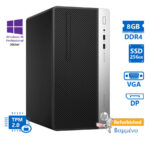 HP 400G4 Tower i5-7500/8GB DDR4/256GB SSD/DVD/10P Grade A+ Refurbished PC