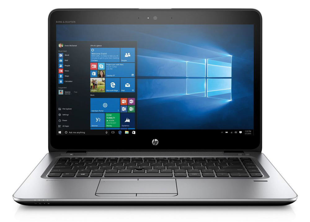 L-4970-GB HP Laptop EliteBook 840 G3, Refurbished Grade B, i5-6300U, 8/256GB M.2, 14", Cam, HD Graphics 520, FreeDOS - Image 1