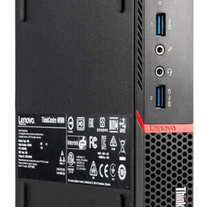LENOVO PC ThinkCentre M900 Tiny, Refurbished Grade A Repainted, i5-6400T, 8/500GB HDD + 128GB M.2, FreeDOS