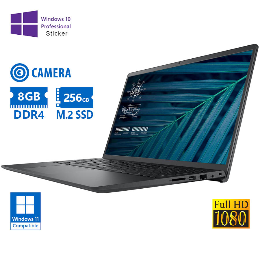 101865_1 Dell (A-) Vostro 15-3510 i5-1135G7/15.6``FHD/8GB DDR4/256GB M.2 SSD/No ODD/Camera/10P Grade A- Refur - Image 1